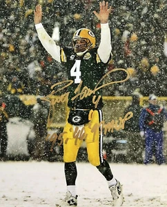 BRETT FAVRE 8X10 SIGNED PHOTO PICTURE GREEN BAY PACKERS REPRINT - Picture 1 of 1