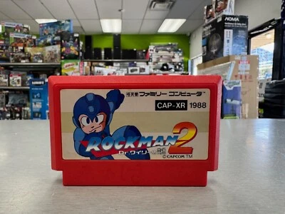 RockMan 2 (Nintendo Famicom FC NES, 1988) Japan Import - Image 1 of 2