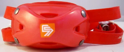 Shock Doctor Kinnriemen, Ultra Pro Chinstrap , 4-point high/low, Youth, rot