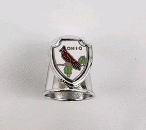 Souvenir Metal Thimble Ohio - Picture 1 of 3