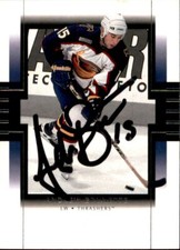 Andrew Brunette Signed Auto 99/00 Upper Deck Sp Authentic card Atlanta Thrashers