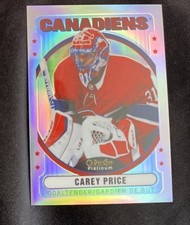 2021-22 O-Pee-Chee Platinum CAREY PRICE Rainbow Retro #R-54 Canadiens