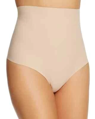 Commando L49457 Women's Beige High Rise Control Thong Size M - Image 1 of 4