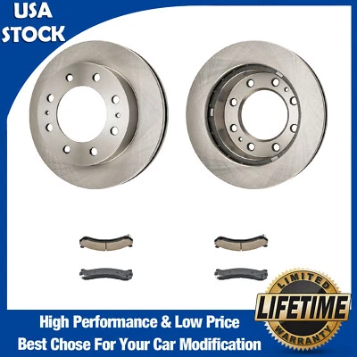 55072+D784 Front Brake Rotors Brake Pads for GMC Savana 3500 2003-2012 2017-2020 - Image 1 of 4