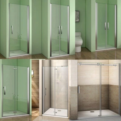 AICA Nischentür Pendeltür Duschtür Schwenktür Duschabtrennung Glas Dusche Duschkabine