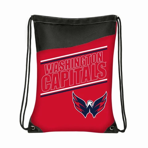 Washington Capitals Backsack Incline Design [NEW] NHL Sling Bag Backpack Pack Cover
