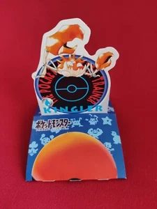Pokémon Présentoir Slide Up Japanese Bandai 1998 Krabbos Kingler - Imagen 1 de 2
