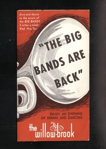 Die Big Bands sind zurück -- Werbebroschüre -- Willowbrook Ballsaal Restaurant - Bild 1 von 1