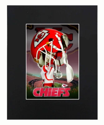 Kansas City Chiefs Helmet Logo Super Bowl Champions Football NFL Print Art