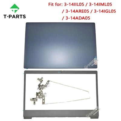 Dobradiças de moldura de tampa traseira LCD para Lenovo IdeaPad 3 14IIL05 14IML05 14IGL05 14ARE05 - Imagem 1 de 4