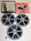 VINTAGE 1931 Laurel & and Hardy 8 mm 3 rouleaux film film Pardon Us avec boîte à sons comédie