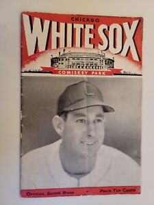 1947 Chicago White Sox Program vs. Boston Red Sox / Ted Williams