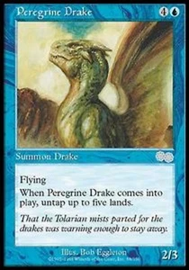 MRM FR/VF Drakon Pelerin ( Peregrine Drake) MTG magic USG - Picture 1 of 1