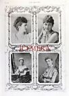 Famous Ladies of Victorian Society (3) : Antique Original 1892 Print E12/D