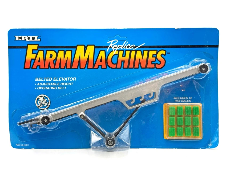 1/64 Belted Elevator With Bales, Grey - Image 1 of 1