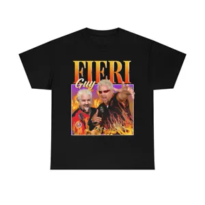 Guy Fieri ate here Tee Shirt Unisex Black TV Show Network, Guy Fieri HIP HOP - Picture 1 of 9