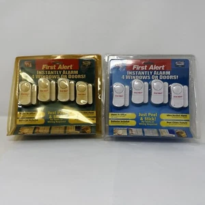 NEW NOS Sealed FIRST ALERT Alarm Set Instantly Alarm 4 Windows or Doors Lot Of 2 - Picture 1 of 9