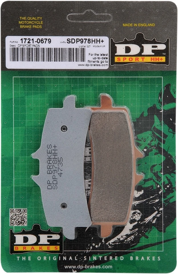 2016-2020 for Aprilia RSV4 RR DP BRAKES Sintered Brake Pads SDP978 - Image 1 of 1