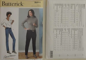 Pantalones de mezclilla Butterick 6911 - Misses' - Imagen 1 de 1