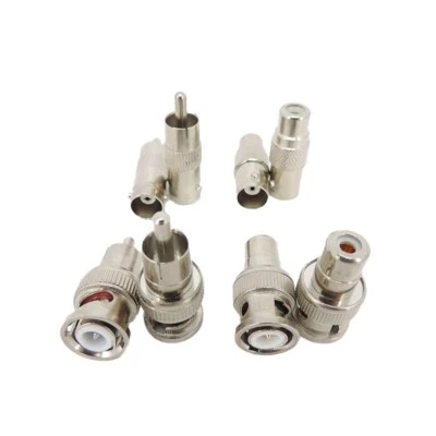 BNC male female to RCA male female plug jack video Coaxial Cable connector - Image 1 of 4