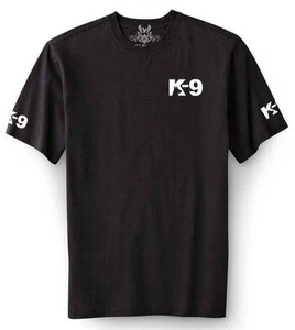 NUOVA T-shirt uomo STAMPATA "K-9" design FUNNY MMA hip hop manica corta tutte le taglie - Foto 1 di 7