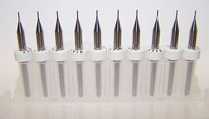 (10) - 0.50mm (.0197") 3 FLAUTA MICRO CARBURO TERMINALES Kyocera 1700Q0197.098A1 - Imagen 1 de 3