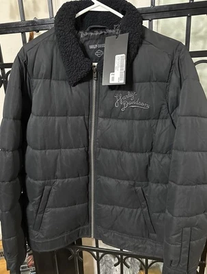 Abrigo para mujer Harley Davidson/Blusa/XL/Poliéster/Negro/Tejido/Invierno 97424-23VW Foto 1 de 4