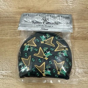 Scotty Cameron Mid-Round Headcover - 2024 St. Patrick's Day Dueling Harps - NEU - Bild 1 von 3