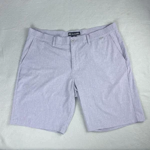 Travis Mathew pantaloncino grigio golf casual piatto davanti uomo 30 - Foto 1 di 9