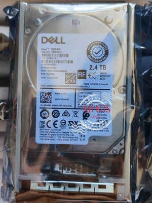 NEW Dell 0RWR8F 2.4TB 10K SAS 2.5" 12G HDD ST2400MM0159 01D0F5 Hard Drive +Tray - Image 1 of 2