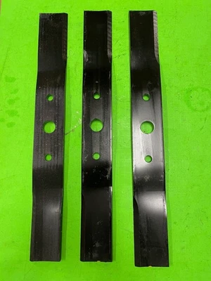 3 cuchillas de elevación baja OEM para cortacésped Frontier GM1060R/GM3060 60" acabado 5WP1001510KT Foto 1 de 2