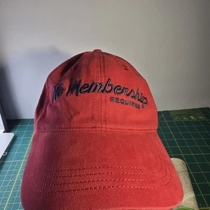 Gorra de béisbol roja de colección Abercrombie & Fitch ajustable sin necesidad de miembro - Imagen 1 de 7