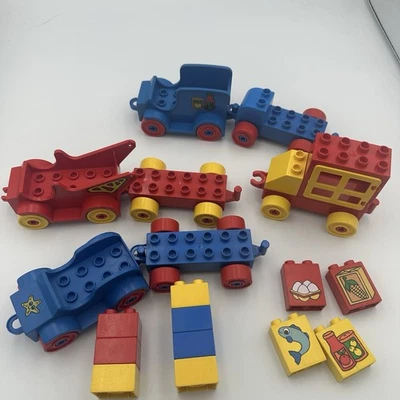 Vintage Lego DUPLO Grocery Delivery Van Truck 2623 Food, Car, Truck - Image 1 of 4