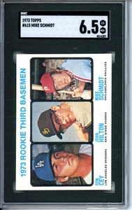 Mike Schmidt 1973 Topps Rookie #615 Philadelphia Phillies SGC 6.5 - Picture 1 of 2