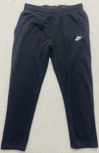 Nike Track Sweatpants Mens Large Black With Pockets Workout Gym - Picture 1 of 7