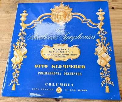 33CX1615 '59 BEETHOVEN, OTTO KLEMPERER "SYMPHONY 2: CORIOLAN & PROMETHEUS" EX/VG - Image 1 of 4