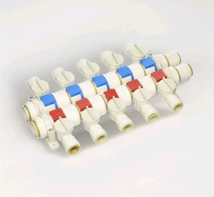 Pex Manifold - WATTS P-10port 10-port Manifold Quick Connect Pex with Valves - Picture 1 of 5
