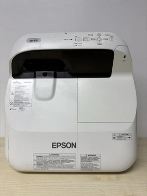 Epson EB-570 Ultra Short Throw Projector 2,700 Lumens HDMI 4689 Lamp Hours Used - Image 1 of 4