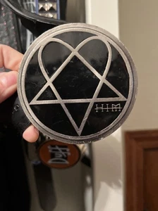 HIM Heartagram Belt Buckle Ville Valo Bam Margera H.I.M Logo - Picture 1 of 1