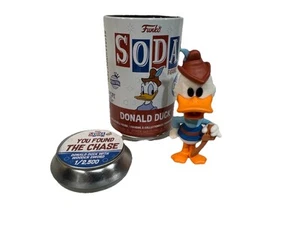Funko Soda Vinyl Disney Donald Duck Chase with Wooden Sword D23 Flocked - Picture 1 of 1