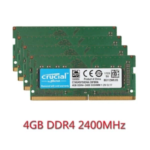 Crucial 16GB 8GB 4GB DDR4 2400MHz PC4-19200S CL17 1.2V SODIMM Laptop Memory RAM - Picture 1 of 11