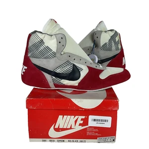NEW Vintage 1989 Nike Greco Supreme Red Motion Script Wrestling Shoes 10.5 NIB - Picture 1 of 24