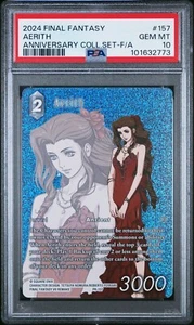 Aerith Foil Full Art Promo - PR-157 - PSA 10 - Final Fantasy TCG FFTCG - Picture 1 of 3
