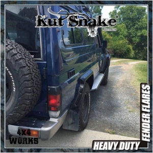 Kut Snake Wheel Arches Fender Flares para Toyota Land Cruiser 78 Series 2007-on - Imagen 1 de 3