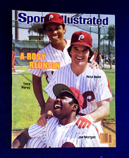 P ROSE/J MORGAN/T PEREZ SPORTS ILLUSTRATED MARCH 14 1983 "A ROSEY REUNION EX+