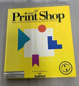 The New Print Shop Software by Broderbund for IBM/Tandy 1989 - Afbeelding 1 van 11
