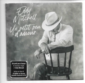 EDDY MITCHELL : UN PETIT PEU D'AMOUR + INEDIT ! ♦ RARE 45T NEUF POUR NOËL - Picture 1 of 2
