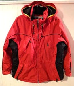 Obermeyer Ski Jacket Parka Winter ATC Snowboard Ladies L-XL Red 06176 - Picture 1 of 22