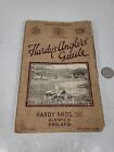 Hardy England anglers guide 50TH ed 1928 374pg STEPPED fishing Catalog POOR book