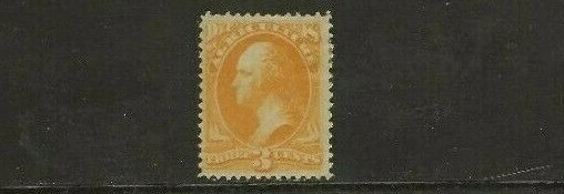 US Stamp #O3 Fine/Very Fine MHH Cat. Value  $225.00                 #382 - Image 1 of 1